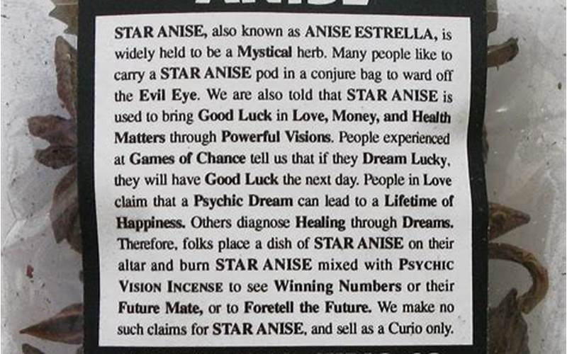 Star Anise Luck