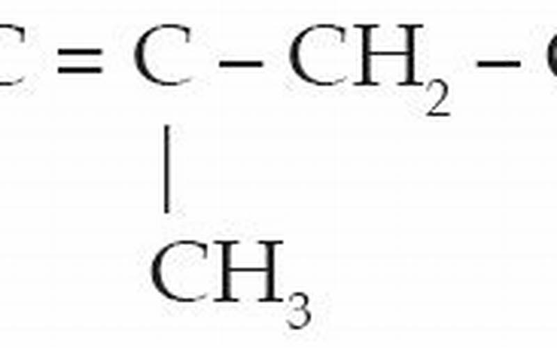 Struktur 2-Metil-1-Butena