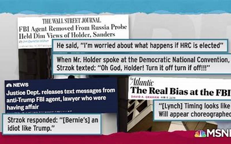 Strzok-Hodgman Text Messages