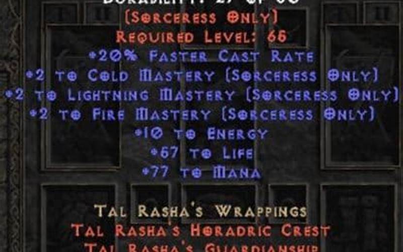 Tal Rasha Lidless Eye: The Enigmatic Relic of Diablo II