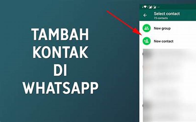 Tambahkan Kontak Tersembunyi Whatsapp