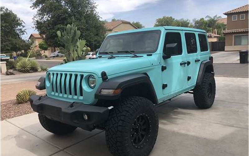 Teal Jeep