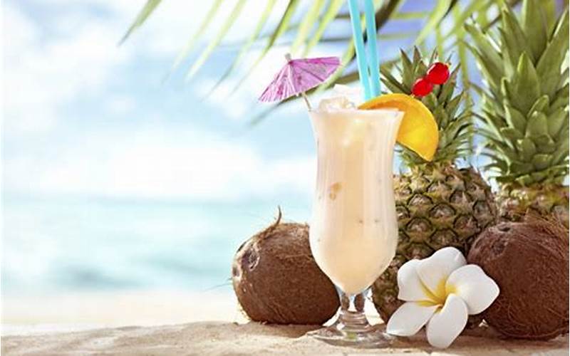 The Caribbean Colada Cocktail