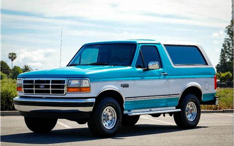 The Drawbacks Of Buying A 1994 Ford Bronco