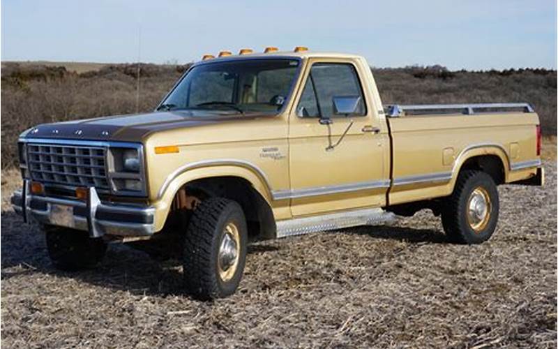 The Features Of The 1980S Ford Ranger Xlt