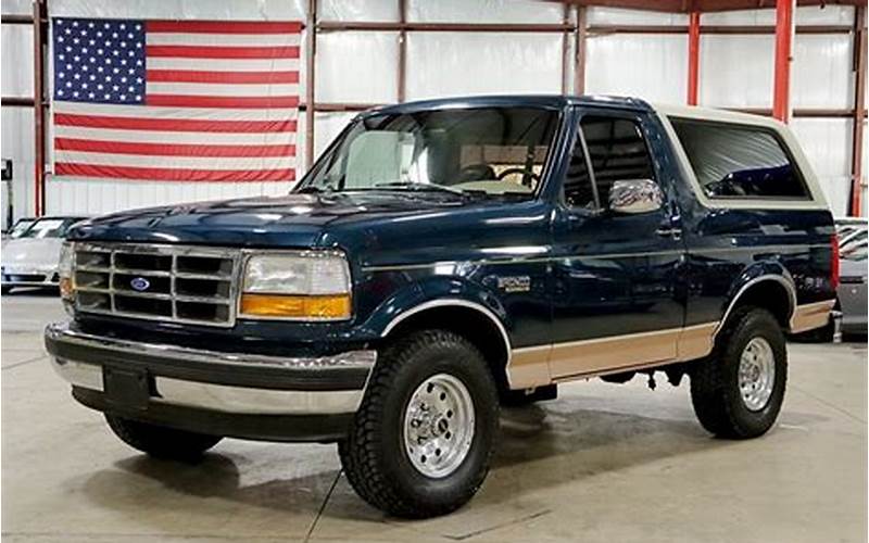Things To Consider When Buying A Ford Bronco 1994