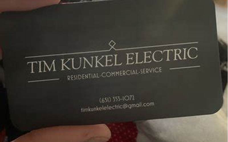 Tim Kunkel Electric