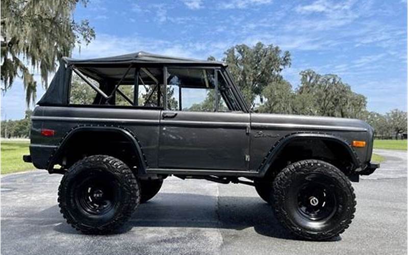 Tips For Buying An Old Ford Bronco
