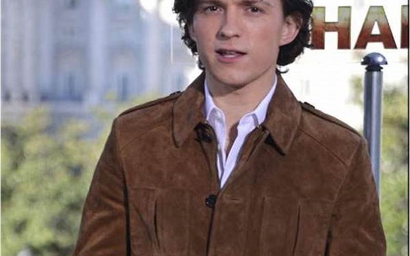 Tom Holland Leather Jacket Style