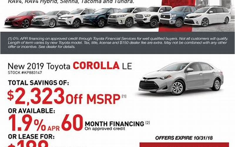 Toyota Financing Options