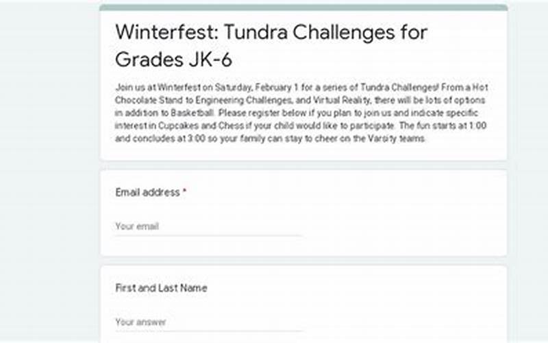 Tundra Challenges