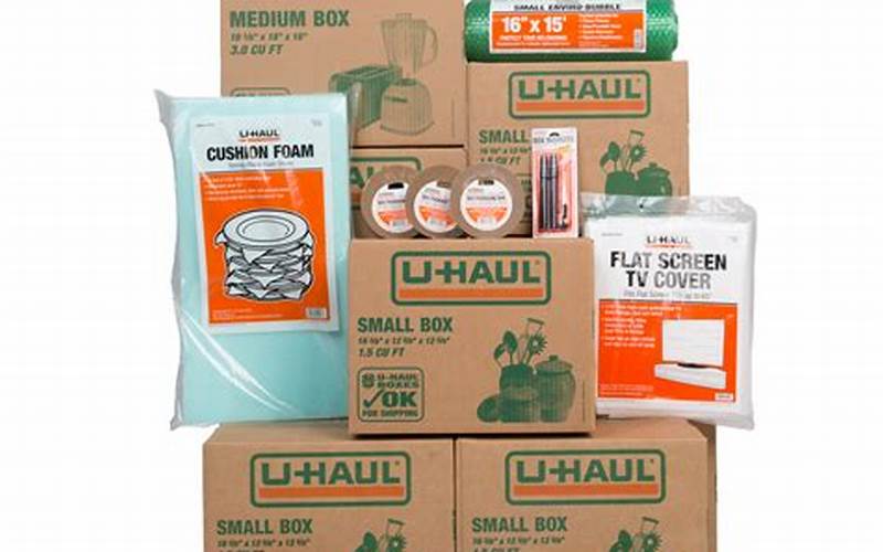 U-Haul Moving Supplies