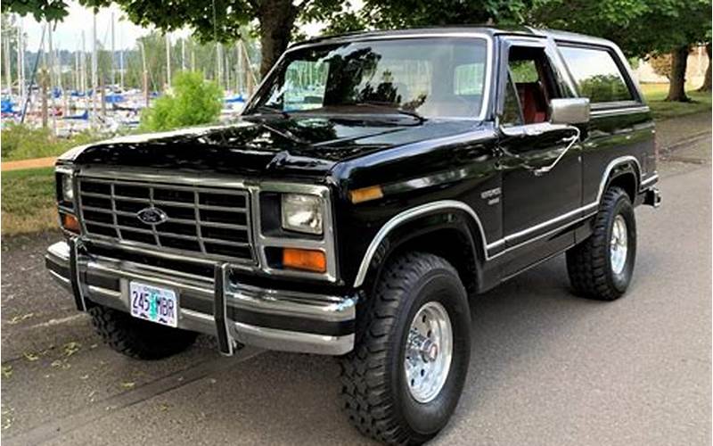 Used 1984 Ford Bronco For Sale
