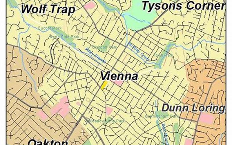 Vienna, Va Map