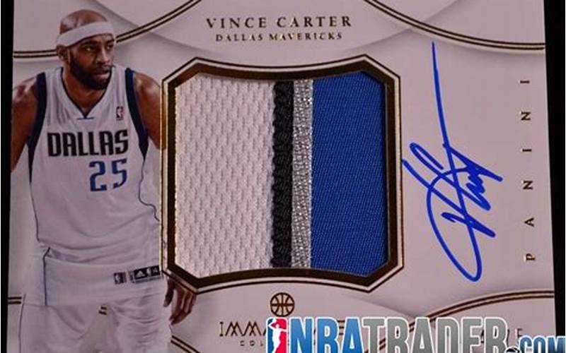 Vince Carter Jersey Card: A Must-Have for Basketball Fans and Collectors