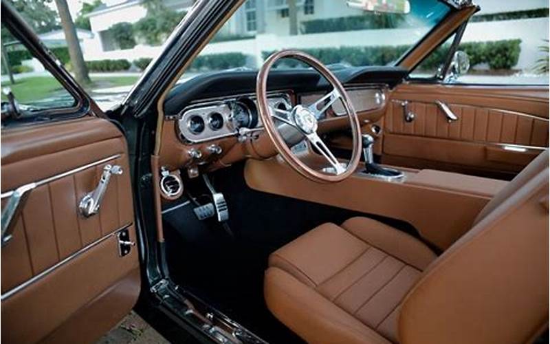 Vintage Ford Mustang Interior