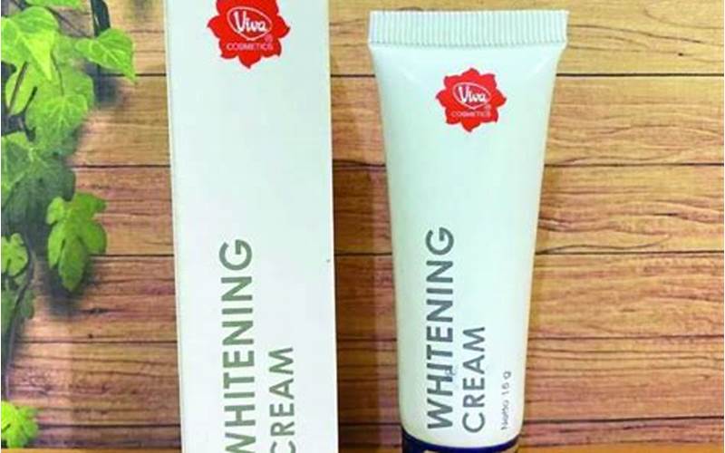 Viva Whitening Cream Untuk Bekas Jerawat