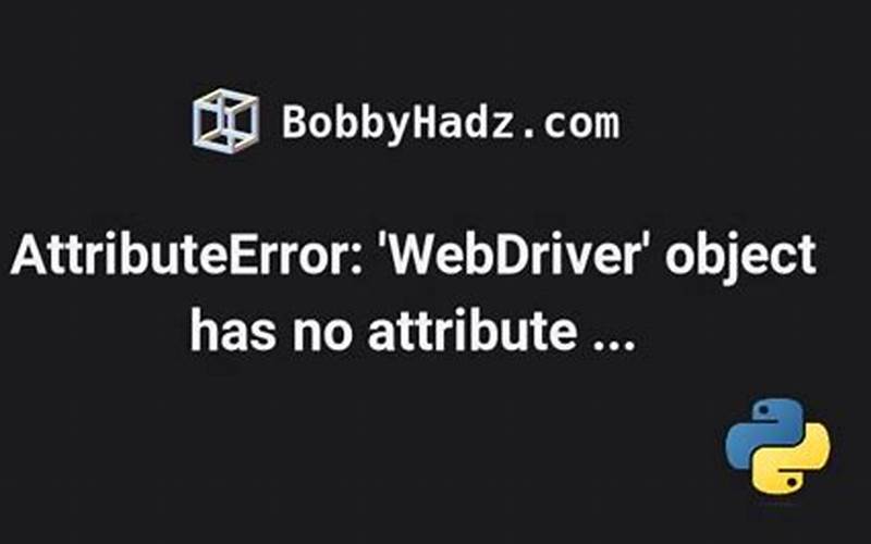 Webdriver Object