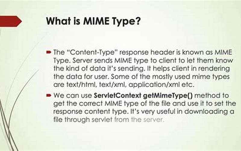 What Are Mime Types