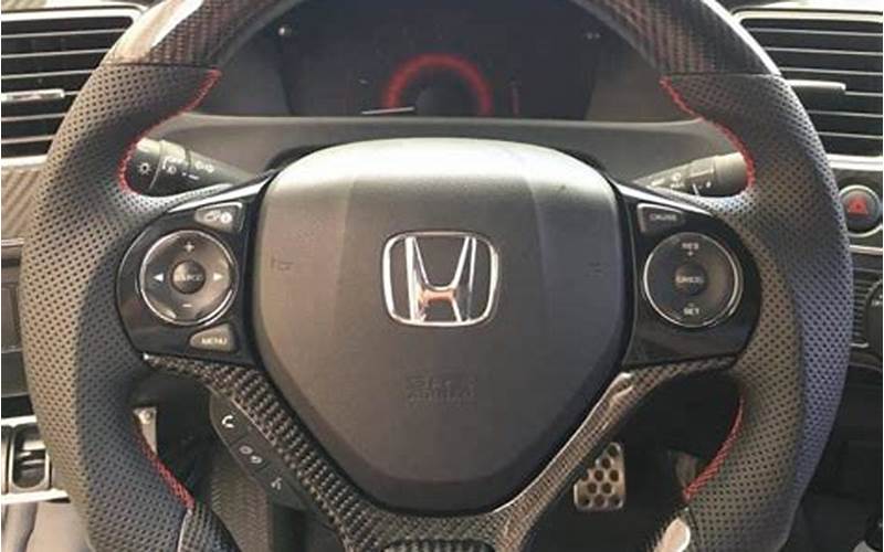 What Size Steering Wheel Comes With A Honda Civic?