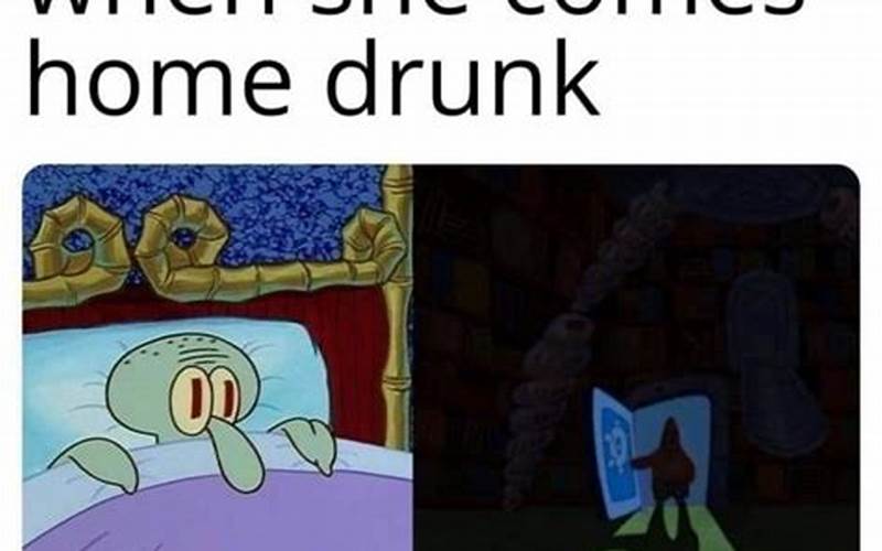 When She Comes Home Drunk Meme