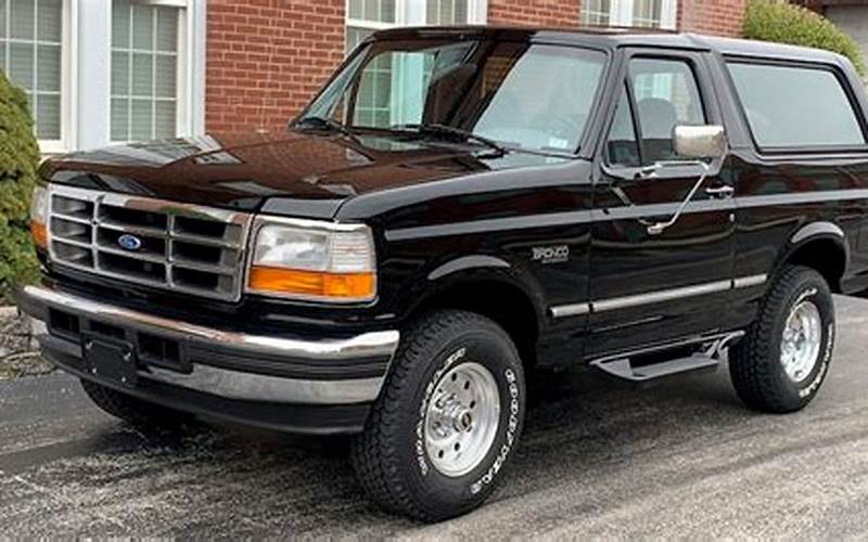 Where To Find 1996 Ford Bronco