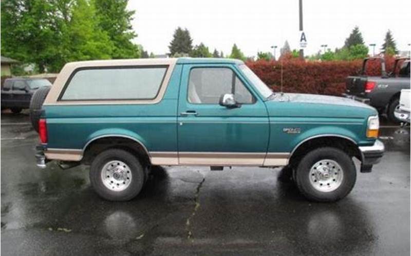 Where To Find 1996 Ford Bronco For Sale In Oregon