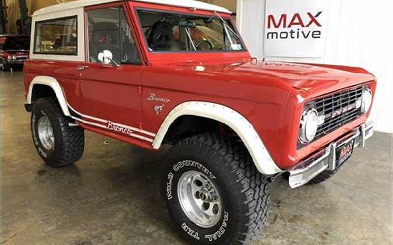 Where To Find A 1966-1977 Ford Bronco For Sale Near Me