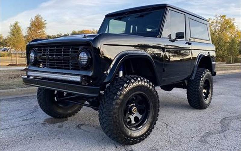 Where To Find A 1970 Ford Bronco Lifted For Sale