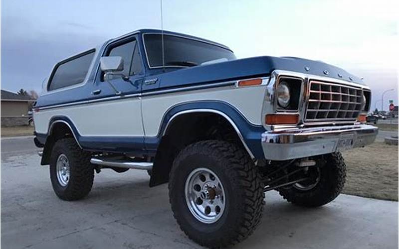 Where To Find A 1978 Ford Bronco For Sale