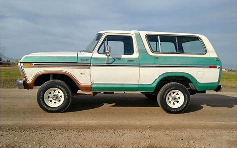 Where To Find A 1978 Ford Bronco With Manual Transmission For Sale