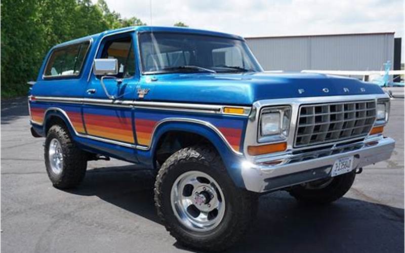 Where To Find A 1978 To 1979 Ford Bronco For Sale