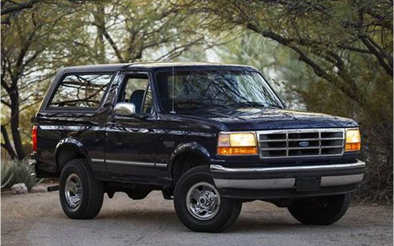 Where To Find A 1995 Ford Bronco For Sale Canada