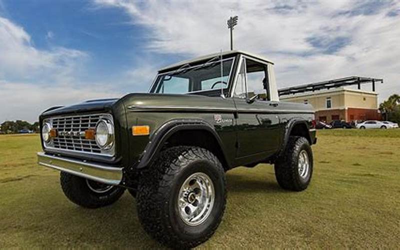 Where To Find A Classic Ford Bronco For Sale In Florida