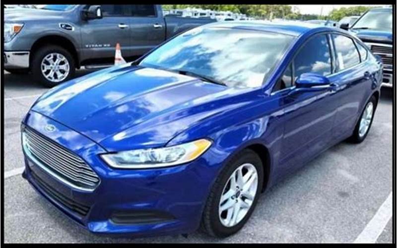 Where To Find Blue Ford Fusion Se