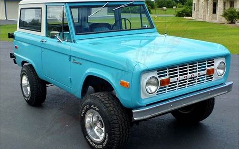 Where To Find Early Ford Broncos For Sale In Texas