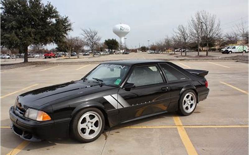 White 1993 Ford Mustang Saleen For Sale