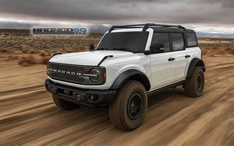 White Ford Bronco For Sale 2021