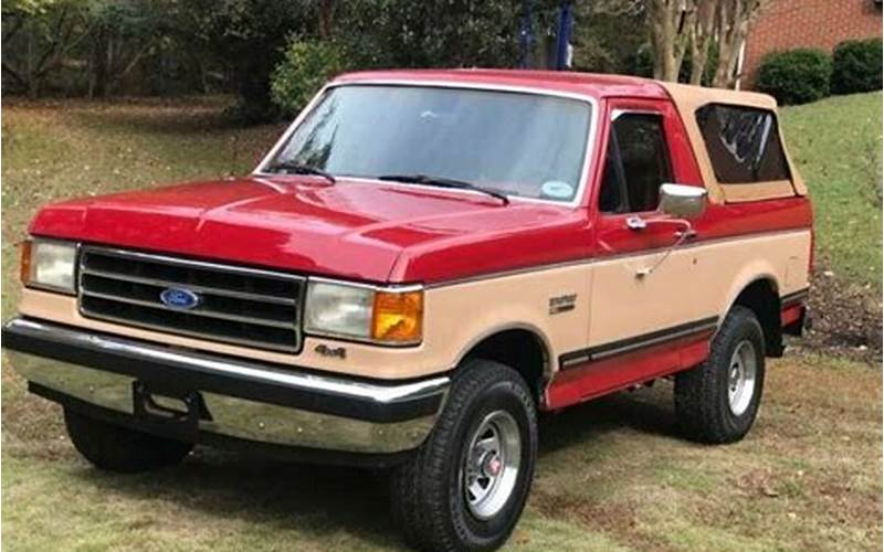 Why Buy 1989 Bronco Ford