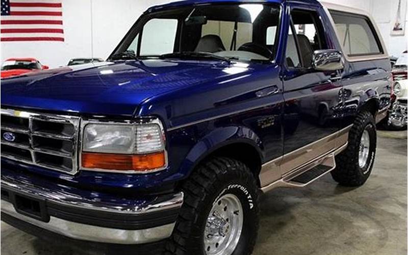 Why Buy 1996 Ford Bronco