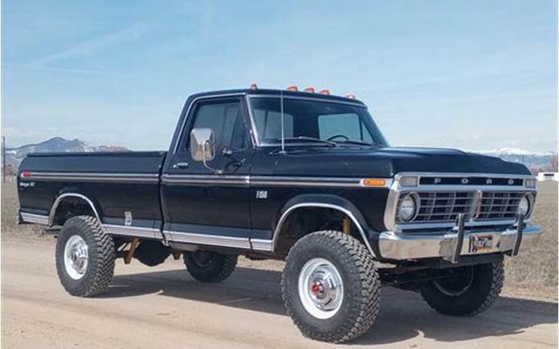 Why Buy A 1973 Ford F250 Ranger