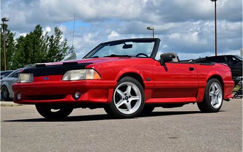 Why Buy A 1992 Ford Mustang Gt Convertible?