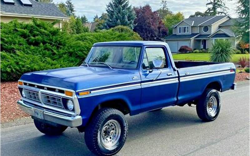 Why Buy A 77 Ford F250 4 Door