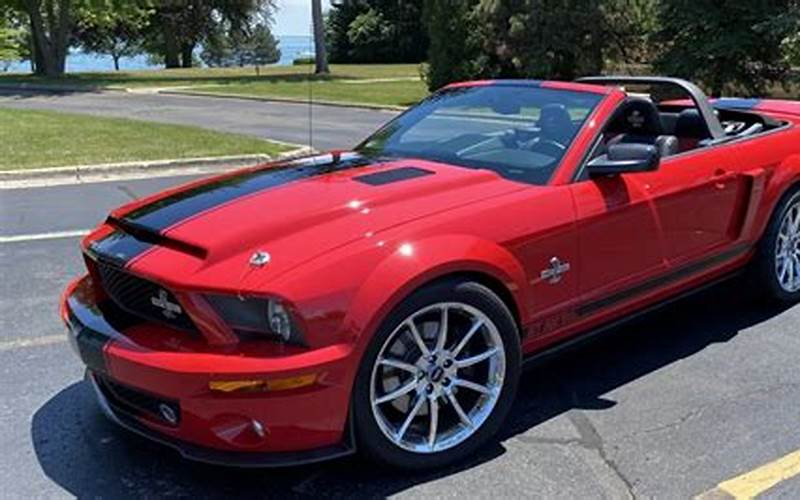 Why Buy The 2008 Ford Red Mustang Shelby Convertible For Sale