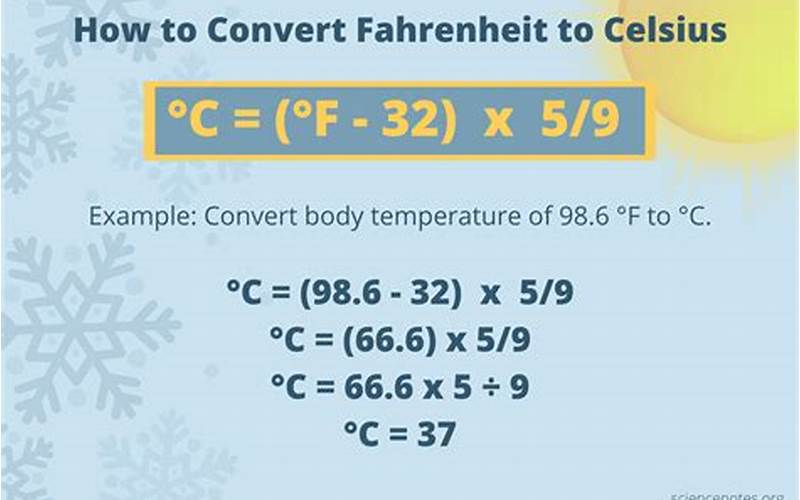 Why Convert Celsius To Fahrenheit