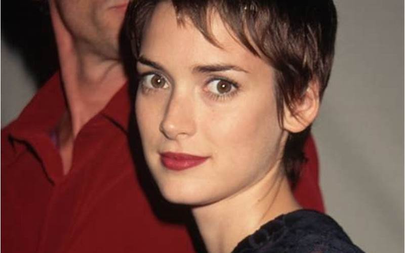 Winona Ryder Short Black Hair