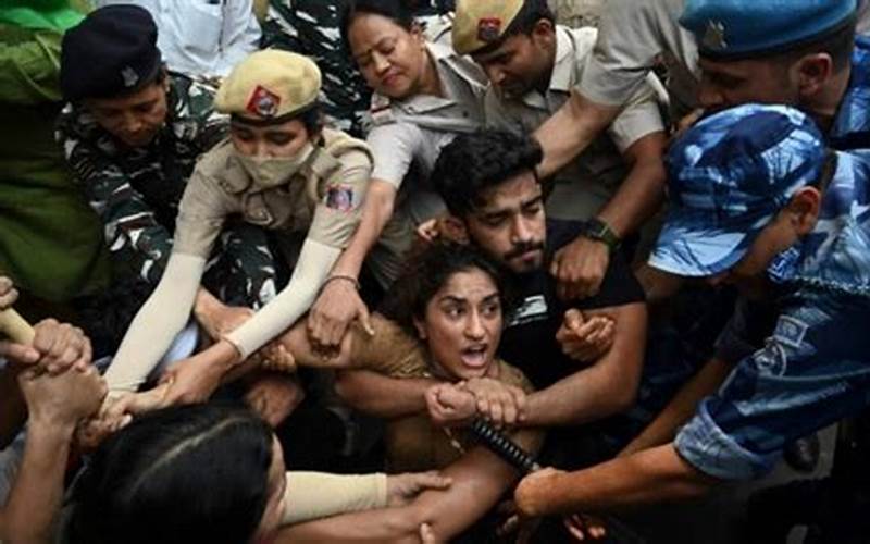 Wrestling Protest In India