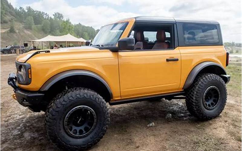 Yellow Ford Bronco Sport Exterior