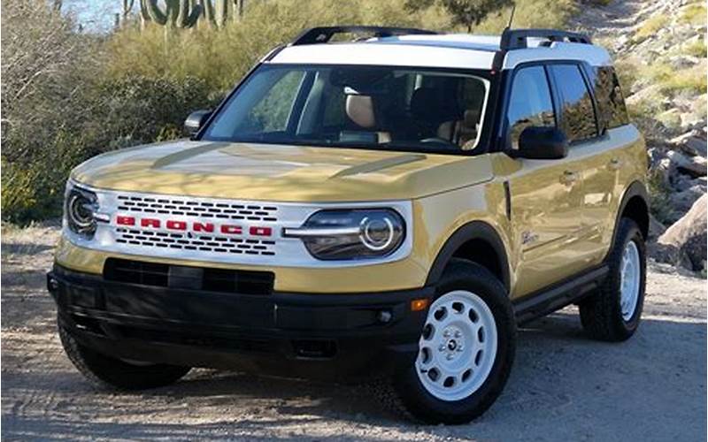 Yellow Ford Bronco Sport Safety