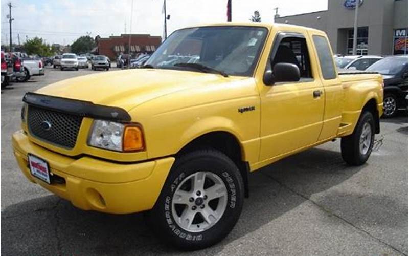 Yellow Ford Ranger Edge For Sale